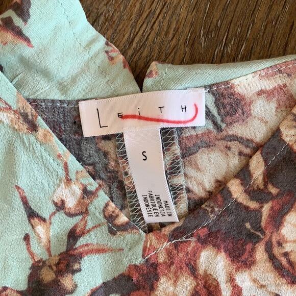 Leith Cold Shoulder Ruffle Blouse Top S - Picture 7 of 10